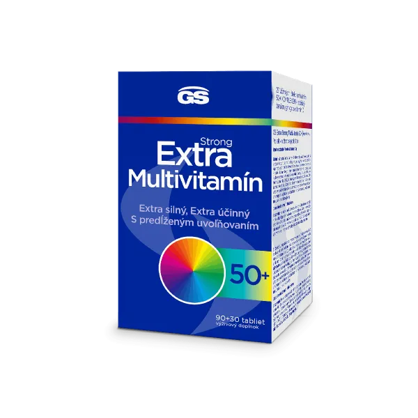 GS Extra Strong Multivitamín 50+, 90+30 tabliet