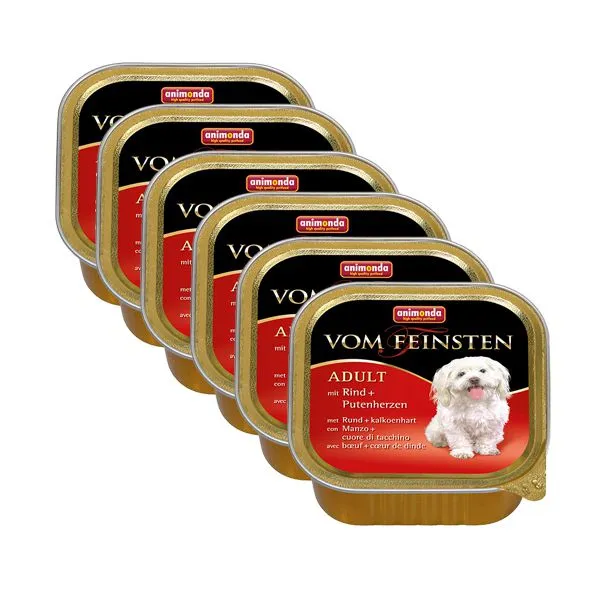 ANIMONDA paštéta - hov. mäso + morčacie srdcia, 6 x 150 g