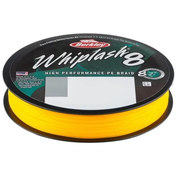 Berkley Whiplash 8 yellow 150m 0,06mm