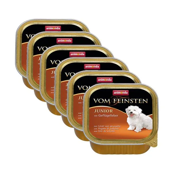ANIMONDA paštéta Junior - hydinová pečeň, 6 x 150 g