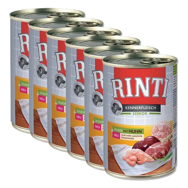 RINTI Senior kura - konzerva 6 x 400g