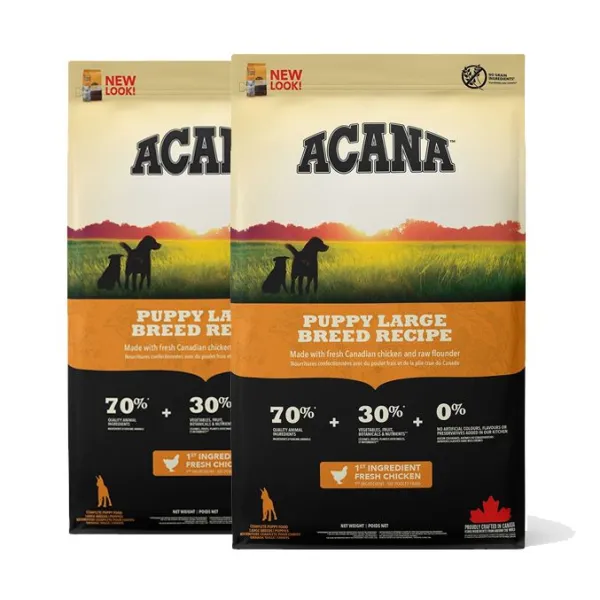 ACANA Puppy Large Breed Recipe 2 x 17kg