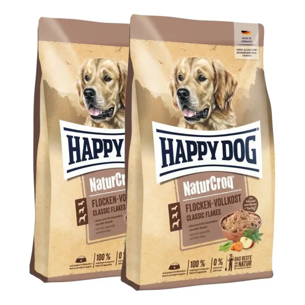 Happy Dog NaturCroq Flocken Vollkost 2 x 10 kg