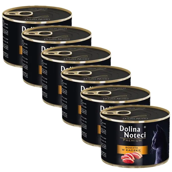 Dolina Noteci Premium Cat Rich in Duck 6 x 185 g