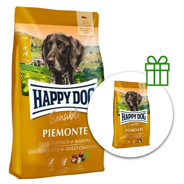 Happy Dog Sensible Piemonte 10 kg + 2 kg ZADARMO