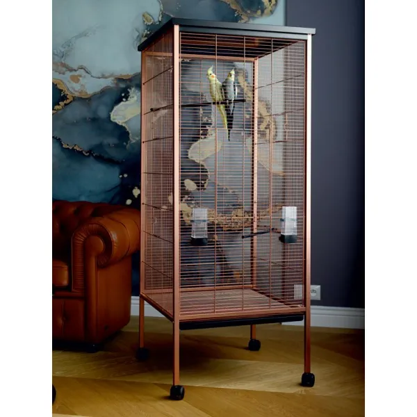 Klietka pre vtáky Big Bird Cage Industrial - 60 x 60 x 151,5 cm