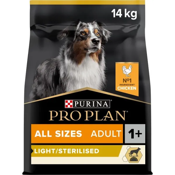 PRO PLAN ALL SIZES ADULT Light/Sterilised kura 14 kg