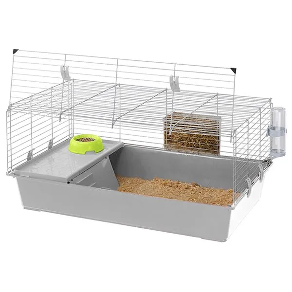 Klietka pre hlodavce RABBIT 100 - svetlosivá
