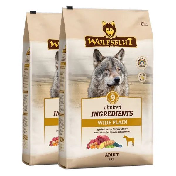 WOLFSBLUT Limited Ingredients Adult Wide Plain 2 x 9 kg