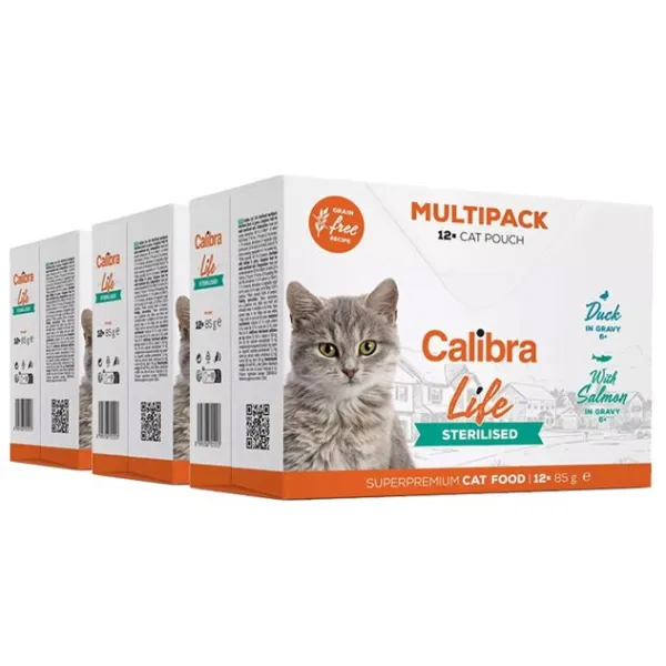 Calibra Cat Life Sterilised Multipack 36 x 85 g