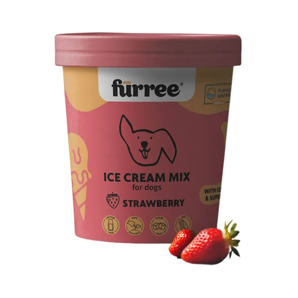 Fürree Zmrzlina pre psov jahoda 60 g