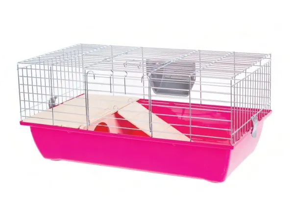 Klietka pre hlodavce a malé zvieratá Rabbit 70 zinc + WOOD RUŽOVÁ