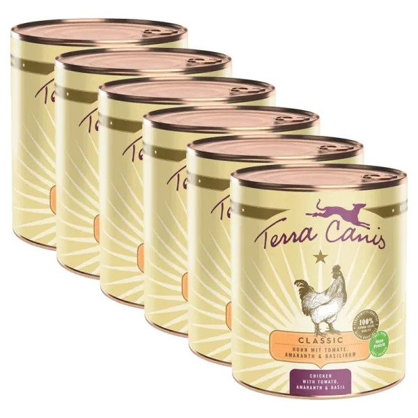 Terra Canis ﻿Chicken with tomato, amaranth & basil 6 x 800 g