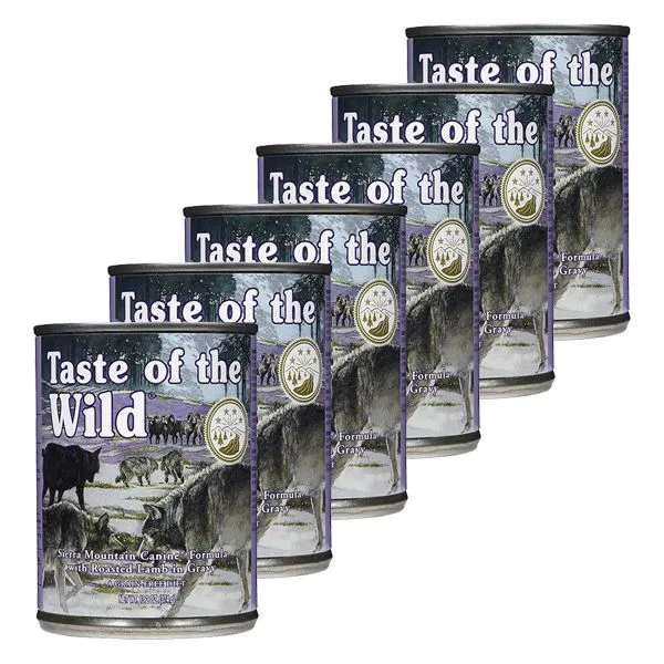 TASTE OF THE WILD Sierra Mountain Canine - konzerva, 6 x 390g
