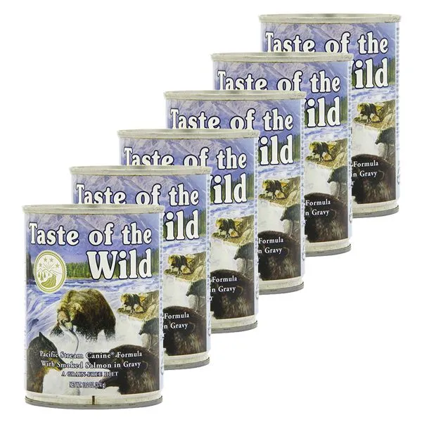 TASTE OF THE WILD Pacific Stream Canine - konzerva, 6 x 390g
