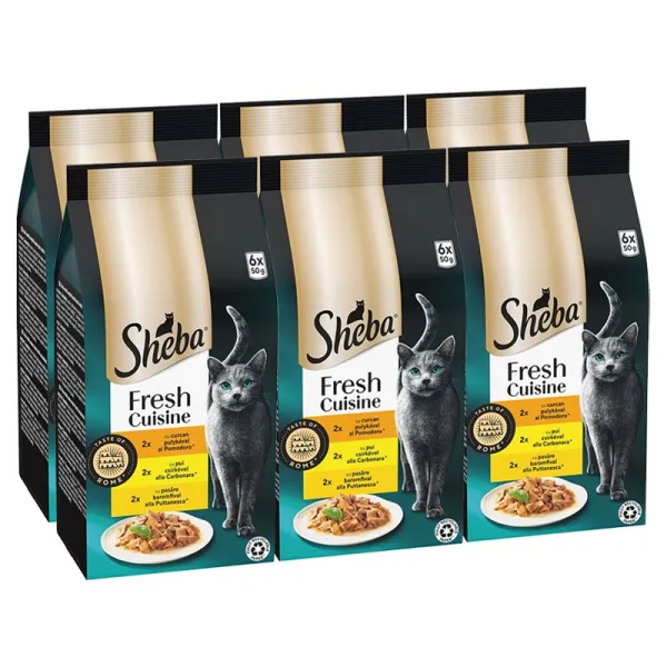 Sheba Fresh Cuisine Taste of Rome kapsičky v šťave 6 x (6x50 g)