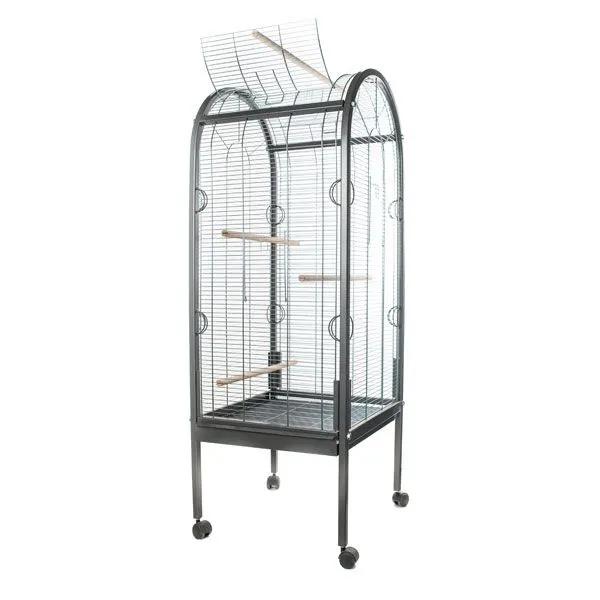 Klietka pre papagaja OMEGA ROUND OPEN ROOF - 2 mm