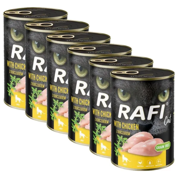 Rafi Cat Adult Paté with Chicken 6 x 400 g