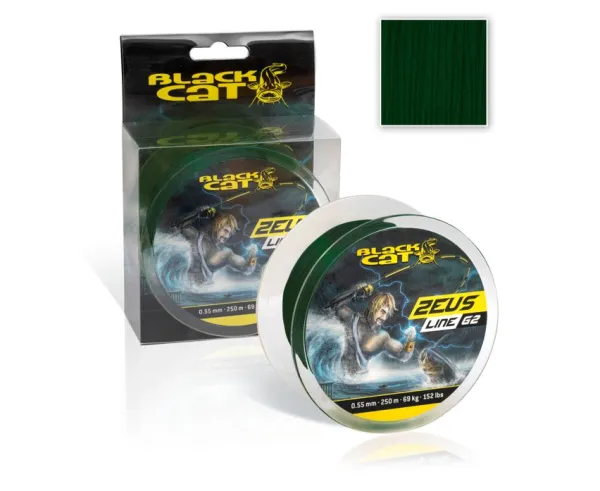 Black Cat ZEUS Line G2 400m 0.38mm/37kg Green