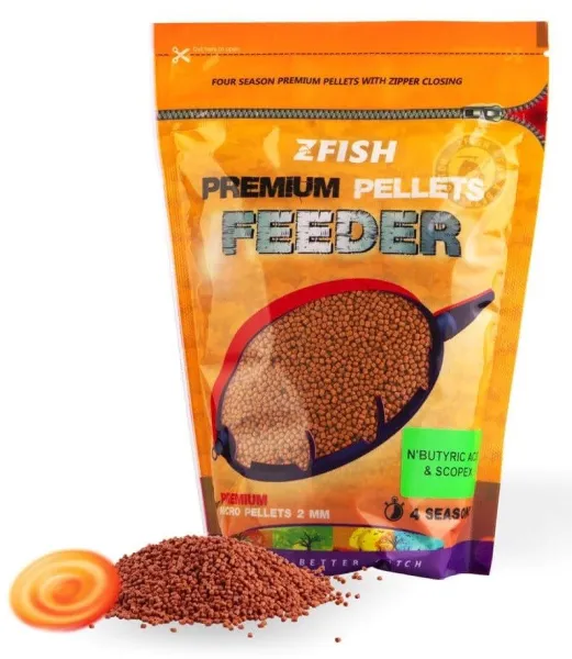 ZFISH Micro Method Feeder Pellets N-BUTYRIC ACID & SCOPEX 2mm / 700g