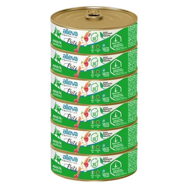 Alleva EQUILIBRIUM Paté Cat Sterilized boar 6 x 85 g