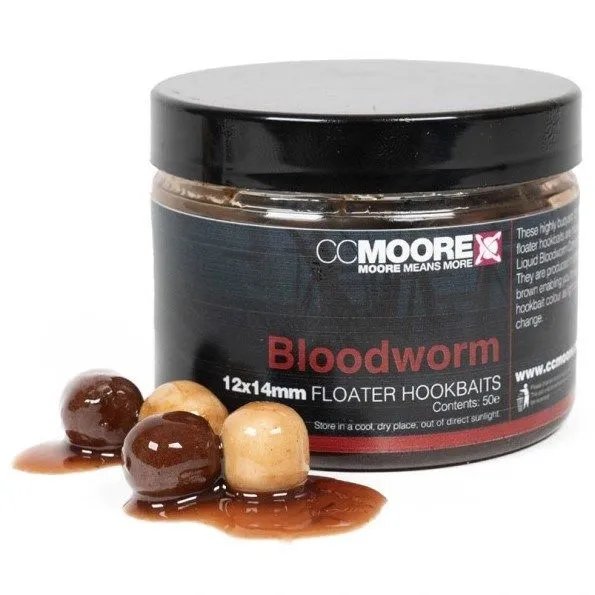 CC Moore Bloodworm Floater Hookbaits 12x14mm