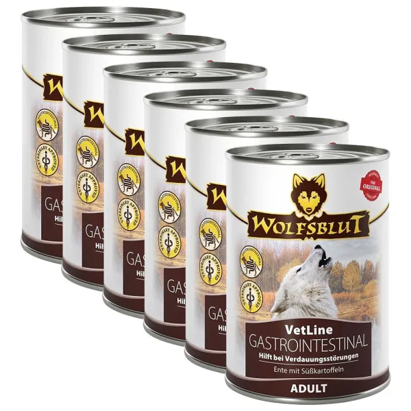 Konzerva WOLFSBLUT VetLine Gastrointestinal 6 x 395 g