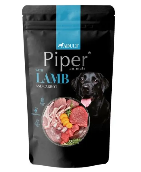 Kapsička Piper Adult s jahňacinou a mrkvou 10 x 150 g