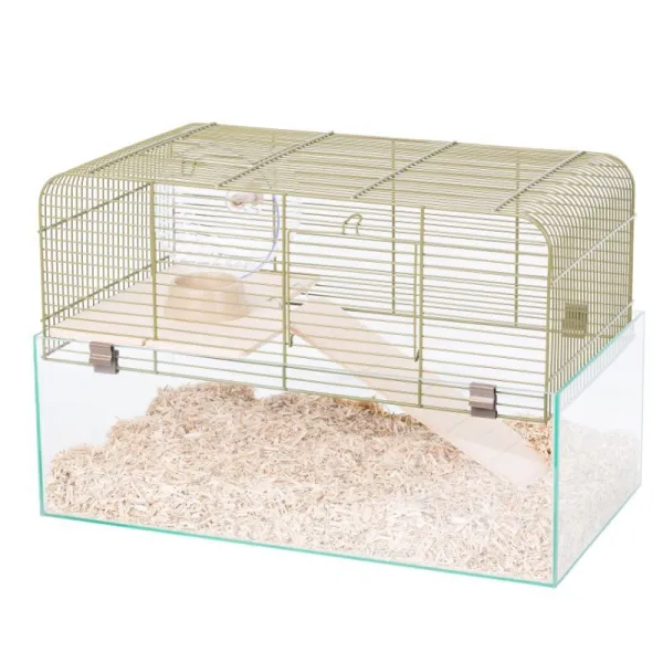 Klietka pre hlodavce Aqualand NATURAL - 51,5 x 29 x 40 cm