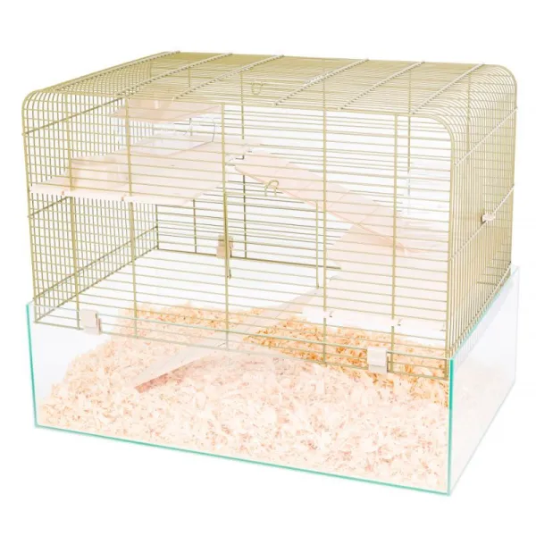 Klietka pre hlodavce Aqualand II NATURAL - 59 x 38 x 47 cm