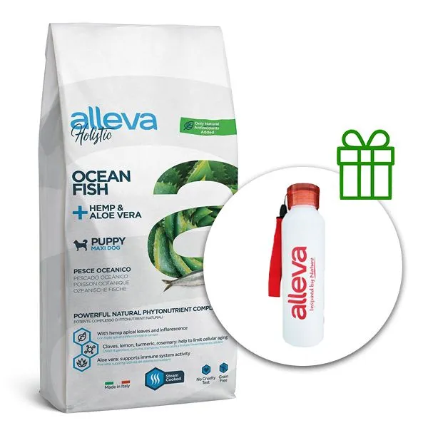Alleva HOLISTIC dog ocean fish puppy maxi 12 kg + termofľaša ZADARMO