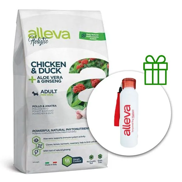 Alleva HOLISTIC Chicken & Duck Adult Mini 12 kg + termofľaša ZADARMO
