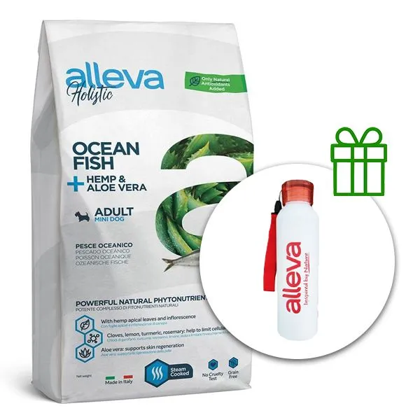 Alleva HOLISTIC dog ocean fish adult mini 12 kg + termofľaša ZADARMO
