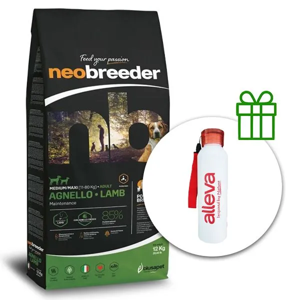 Alleva NEO BREEDER dog adult medium & maxi lamb 12 kg + termofľaša ZADARMO