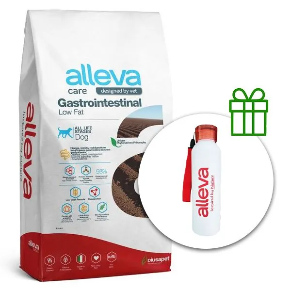 Alleva Care Dog Gastrointestinal Low Fat 12 kg + termofľaša ZADARMO