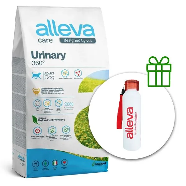 Alleva Care Dog Urinary 360° 12 kg + termofľaša ZADARMO