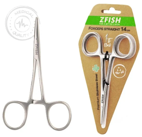Zfish Forceps Straight 18cm