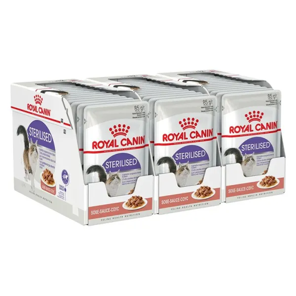 Royal Canin Sterilised Gravy kapsička pre kastrované mačky v šťave 36 x 85 g