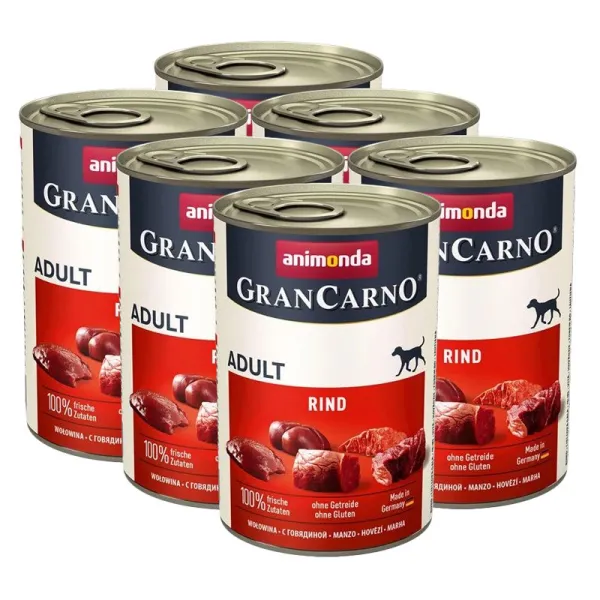 Animonda GranCarno Original Adult hovädzie mäso - 6 x 400g