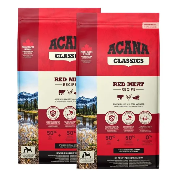 ACANA Classics Red Meat Recipe 2 x 14,5kg