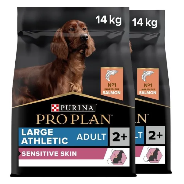 PRO PLAN Large Adult Athletic Sensitive Skin granule pre psov losos 2x14 kg