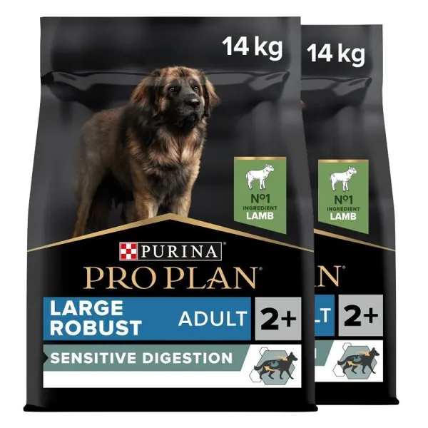 PRO PLAN Large Adult Robust Sensitive Digestion granule pre psov jahňacie 2x14 kg