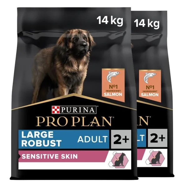 PRO PLAN Large Adult Robust Sensitive Skin granule pre psov losos 2x14 kg