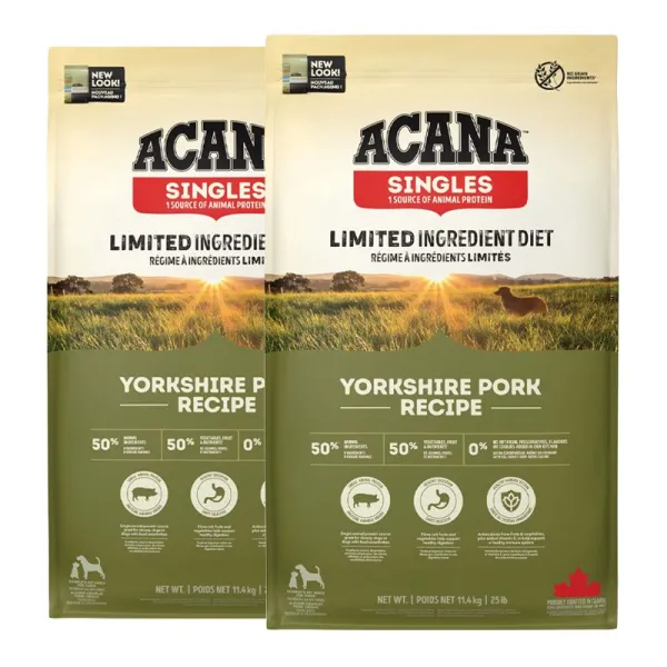 ACANA Singles Yorkshire Pork 2 x 11,4kg