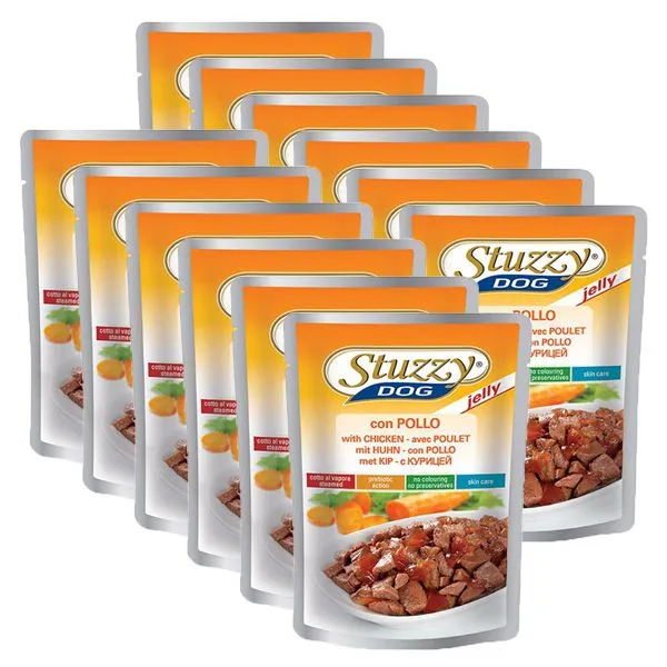 Stuzzy Dog - kuracie v želé, 12 x 100 g