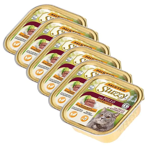 Vanička Mister STUZZY -  STERILIZED kuracie, 6 x 100g