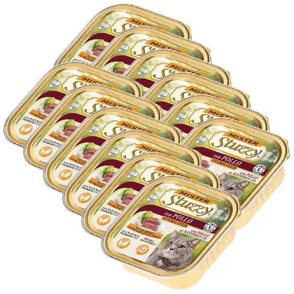 Vanička Mister STUZZY -  STERILIZED kuracie, 12 x 100g
