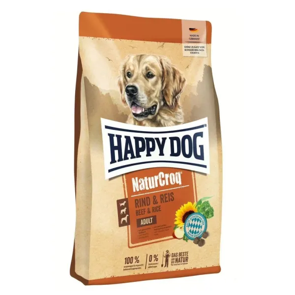 Happy Dog NaturCroq RIND & REIS 1 kg