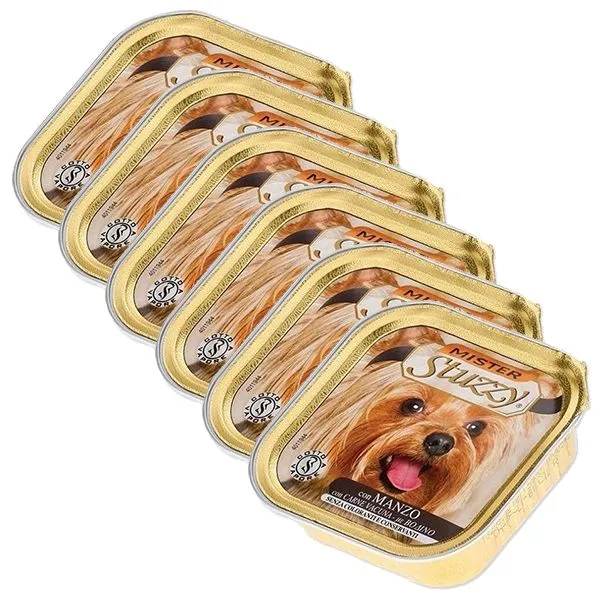 Vanička Mister STUZZY Dog - hovädzia, 6 x 150g