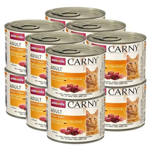 Animonda Carny Adult hovädzie + kura 12 x 200 g